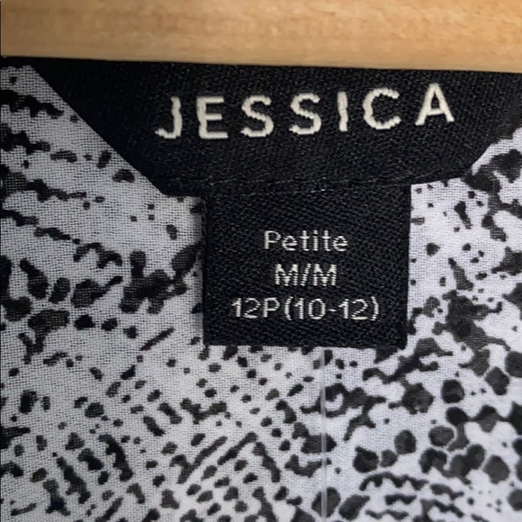 BNWT Jessica petite snakeskin pattern top - Picture 4 of 5